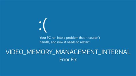 video memory management internal reddit|video memory management internal bsod.